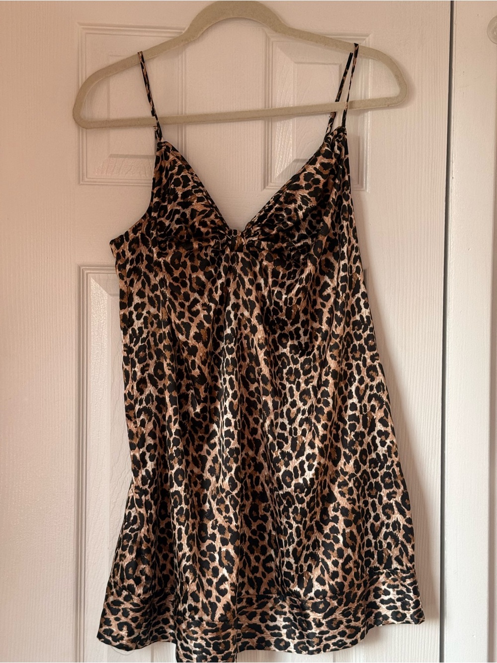 Vintage VS Leopard Silk Dress